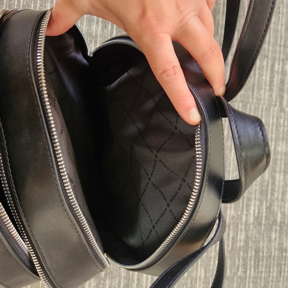 Michael Kors Jaycee Logo Backpack Black